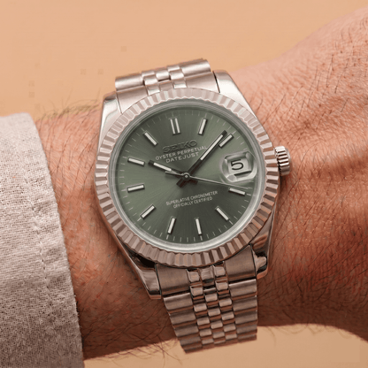 Seiko Oyster Olive Dial