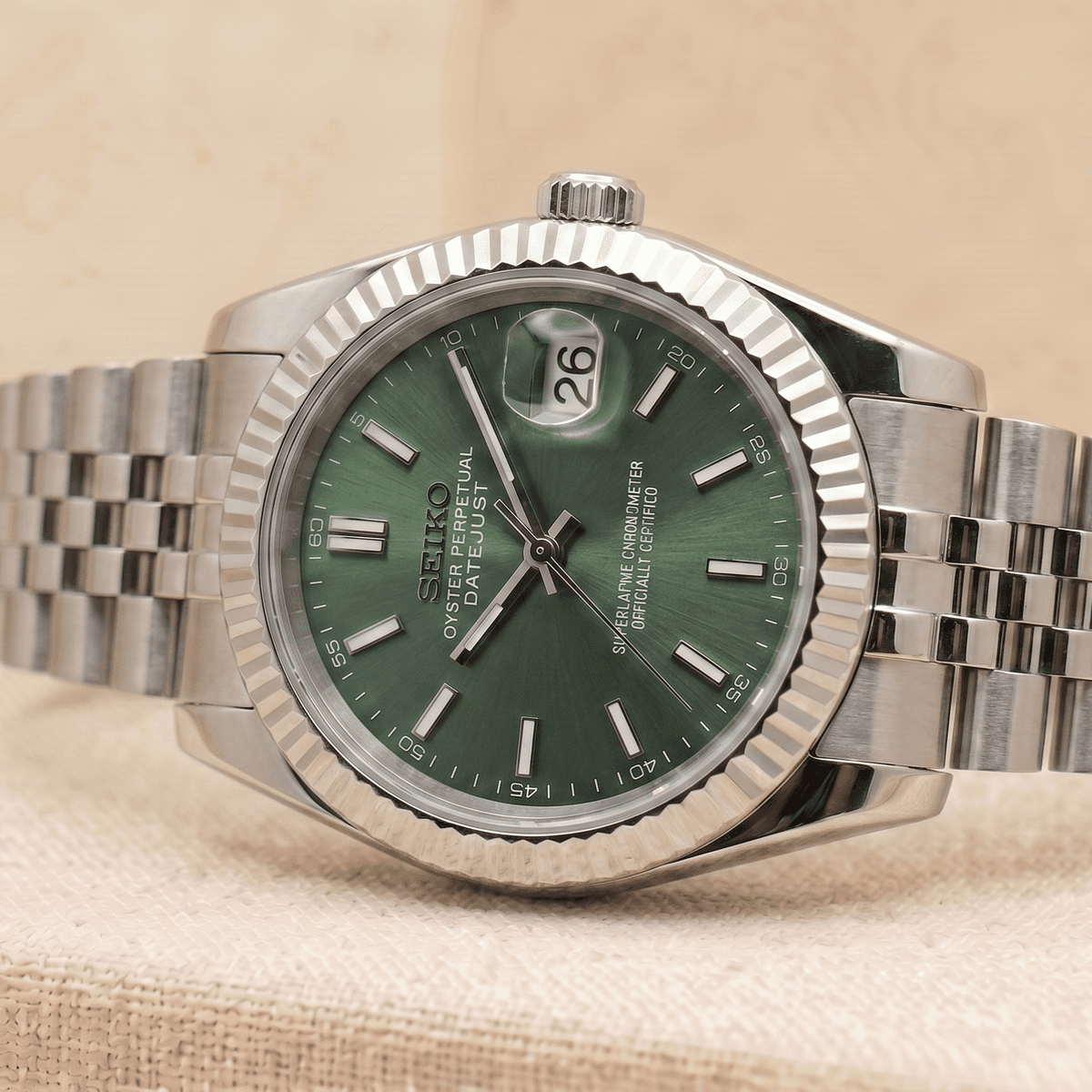 Seiko Oyster Olive Dial