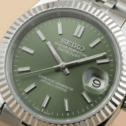 Seiko Oyster Olive Dial