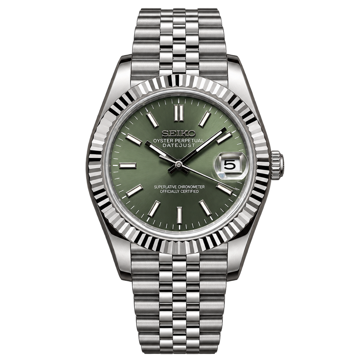 Seiko Oyster Olive Dial